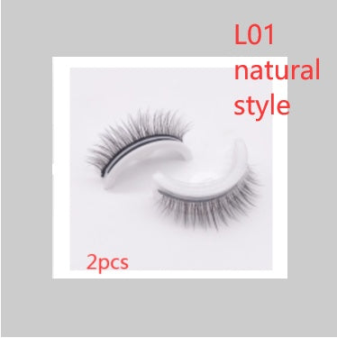 Reusable 3D Mink Lashes Natural False Eyelashes Self Adhesive Fake Glue Free Makeup Eyelash Extension Silk Reusable 3D Mink Lashes Natural False Eyelashes Self Adhesive Fake Glue Free Makeup Eyelash Extension Silk